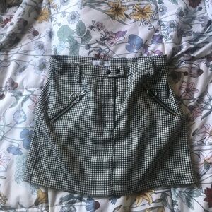 Emory Park Black and White Mini Skirt